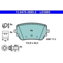 Set placute frana,frana disc ATE