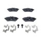 Set placute frana disc ATE Fata ceramica pentru MERCEDES A (W168) 1.4-1.9 07.97-08.04 cu accesorii si suruburi etrier