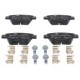 Set placute frana disc ATE ceramica spate cu suruburi etrier AUDI A1 A3 SEAT ALTEA ALTEA XL LEON SKODA OCTAVIA II 1.2-Electric 02.98-07.19