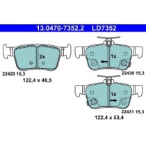 Set placute frana,frana disc ATE