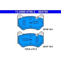 Set placute frana,frana disc ATE