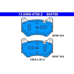 Set placute frana,frana disc ATE