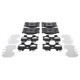 Set placute frana disc ATE fata ceramica cu tampon de amortizare pentru MERCEDES C (A205, C205, S205, W205, C257, A238)