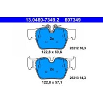 Set placute frana,frana disc ATE