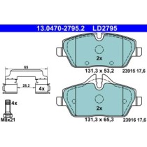 Set placute frana,frana disc ATE