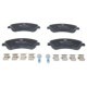 Set placute frana ceramica fata ATE VW AMAROK 2.0/2.0D/3.0D 09.10 dimensiuni 66.8mm x 164.8mm x 18.8mm