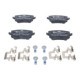 Set placute frana disc ATE ceramica spate AUDI A3 A4 B6 B7 A6 ALLROAD C6 Q3 TT SEAT ALHAMBRA ALTEA EXEO 56.4mm 105.2mm 16.9mm