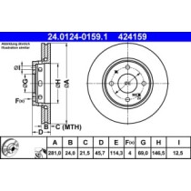 Disc frana ATE