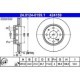 Disc frana ATE Fata Dreapta/Stanga VOLVO S40 I, S40 II, V40; MITSUBISHI CARISMA 1.3-2.0D 05.95-12.10 281.0 mm 24.0 mm