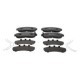 Set placute frana fata ATE cu tampon de amortizare pentru HONDA CR-V IV, CR-V V, ZR-V 1.5-2.4 01.15, dimensiuni 58.7 mm x 154.7 mm x 16.0 mm