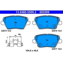 Set placute frana,frana disc ATE