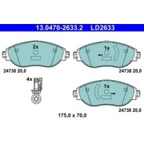 Set placute frana,frana disc ATE