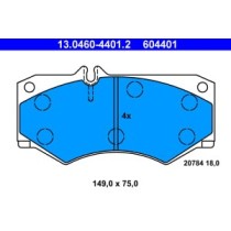 Set placute frana,frana disc ATE