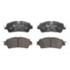 Set placute frana fata ATE pentru MAZDA 2 1.5/1.5D/1.5H 08.14 - Inaltime 51.7 mm, Latime 125.6 mm, Grosime 15.3 mm