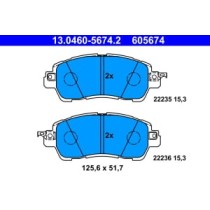 Set placute frana,frana disc ATE