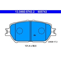 Set placute frana,frana disc ATE