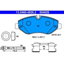 Set placute frana,frana disc ATE