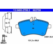 Set placute frana,frana disc ATE