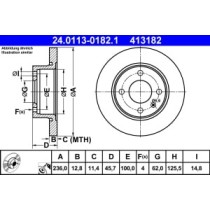 Disc frana ATE