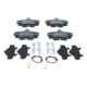 Set placute frana fata ATE cu suruburi de ghidare etrier frana pentru DACIA LOGAN SANDERO RENAULT 11 18 19 dimensiuni 64.9x99.9x17.4 mm