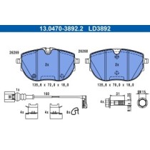 Set placute frana,frana disc ATE