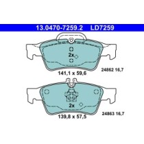 Set placute frana,frana disc ATE