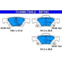 Set placute frana,frana disc ATE