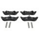 Set placute frana spate ATE JEEP CHEROKEE 2.4-3.7 10.96-01.08 48.9 mm x 140.3 mm x 15.1 mm