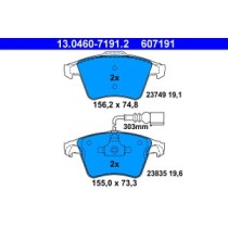 Set placute frana,frana disc ATE