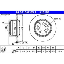 Disc frana ATE