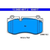 Set placute frana,frana disc ATE