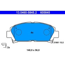 Set placute frana,frana disc ATE