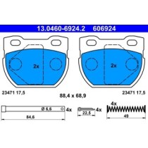 Set placute frana,frana disc ATE