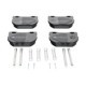 Set placute frana spate ATE pentru LAND ROVER 110/127, DEFENDER 2.2D-3.9 09.86-02.16, inaltime 68.8 mm, latime 88.4 mm, grosime 17.5 mm