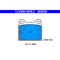 Set placute frana,frana disc ATE