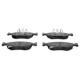 Set placute frana fata ATE pentru FIAT 500 C, PANDA, LANCIA YPSILON 0.9-1.3D, inaltime 52.6 mm, latime 149.4 mm, grosime 17.3 mm