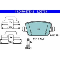 Set placute frana,frana disc ATE