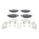 Set placute frana fata ATE pentru TOYOTA C-HR, COROLLA 1.2-2.0H, inaltime 60.5 mm, latime 141.2 mm, grosime 18.7 mm