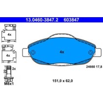 Set placute frana,frana disc ATE