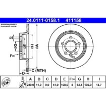 Disc frana ATE