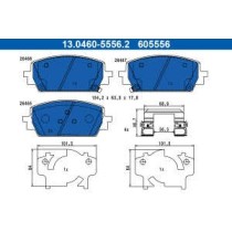 Set placute frana,frana disc ATE