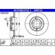 Disc frana ATE Spate Dreapta/Stanga AUDI A3 TT SKODA OCTAVIA I II VW BORA GOLF IV 132.5 mm 239.0 mm 33.4 mm 8.9 mm