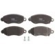 Set placute frana fata cu suruburi etrier TRW MOTO pentru FORD TRANSIT 2.0D-2.4D 01.00-05.06, inaltime 65.0 mm, latime 168.7 mm, grosime 17.6 mm