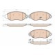 Set placute frana fata cu suruburi etrier TRW MOTO pentru FORD TRANSIT 2.0D-2.4D 01.00-05.06, inaltime 65.0 mm, latime 168.7 mm, grosime 17.6 mm