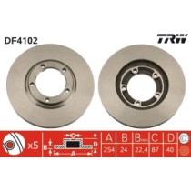 Disc frana TRW MOTO