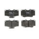 Set placute frana fata TRW MOTO pentru TOYOTA 4 RUNNER, HILUX, LAND CRUISER, VW TARO, dimensiuni 68.0 mm x 119.2 mm x 15.0 mm