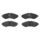 Set placute frana fata TRW MOTO pentru CHEVROLET ASTRA, LACETTI, NUBIRA, REZZO, DAEWOO LANOS, LEGANZA, TACUMA, dimensiuni 51.5mm x 143.0mm x 17.6mm