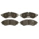 Set placute frana fata TRW MOTO pentru CHEVROLET ASTRA, LACETTI, NUBIRA, REZZO, DAEWOO LANOS, LEGANZA, TACUMA, dimensiuni 51.5mm x 143.0mm x 17.6mm