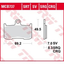 Set placute frana,frana disc TRW MOTO