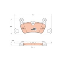 Set placute frana,frana disc TRW MOTO